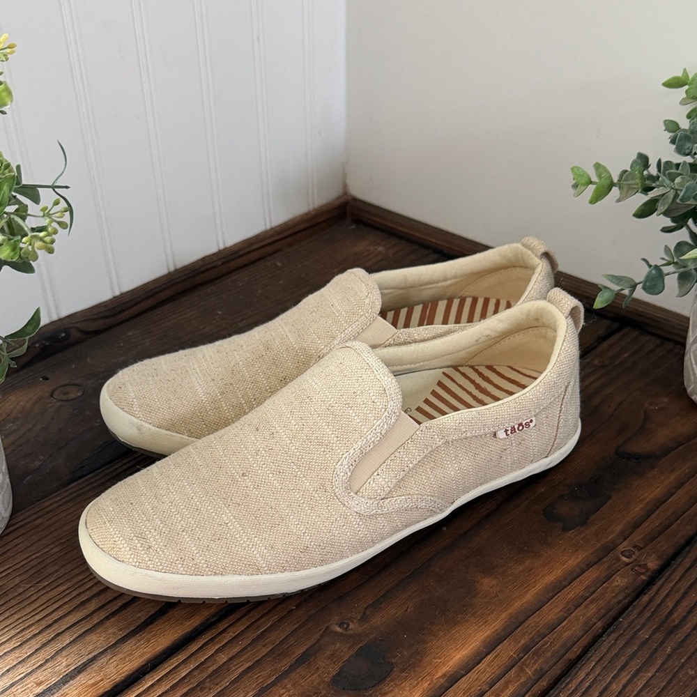 Taos Footwear Women’s Dandy Natural Hemp Slip-On Loafers